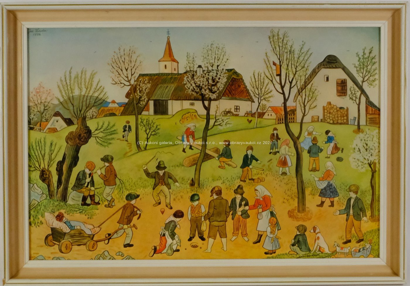 Josef Lada - Dětské hry na jaře