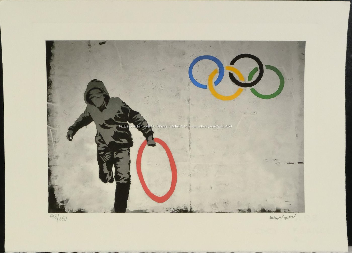 Banksy - Stolen Olympic Rings