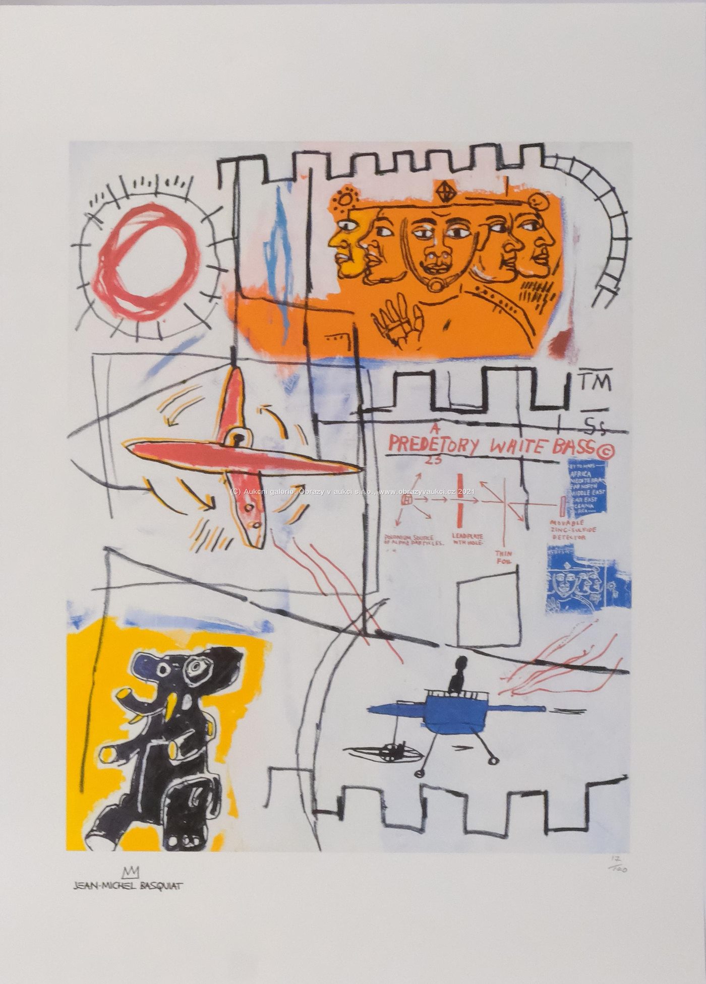 Jean-Michel Basquiat - Alpha Particles 