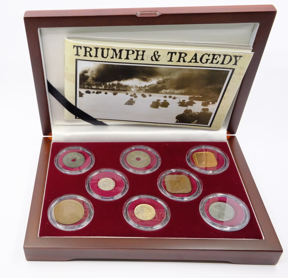.. - Sada válečných oběžných mincí v serii TRIUMF a TRAGÉDIE