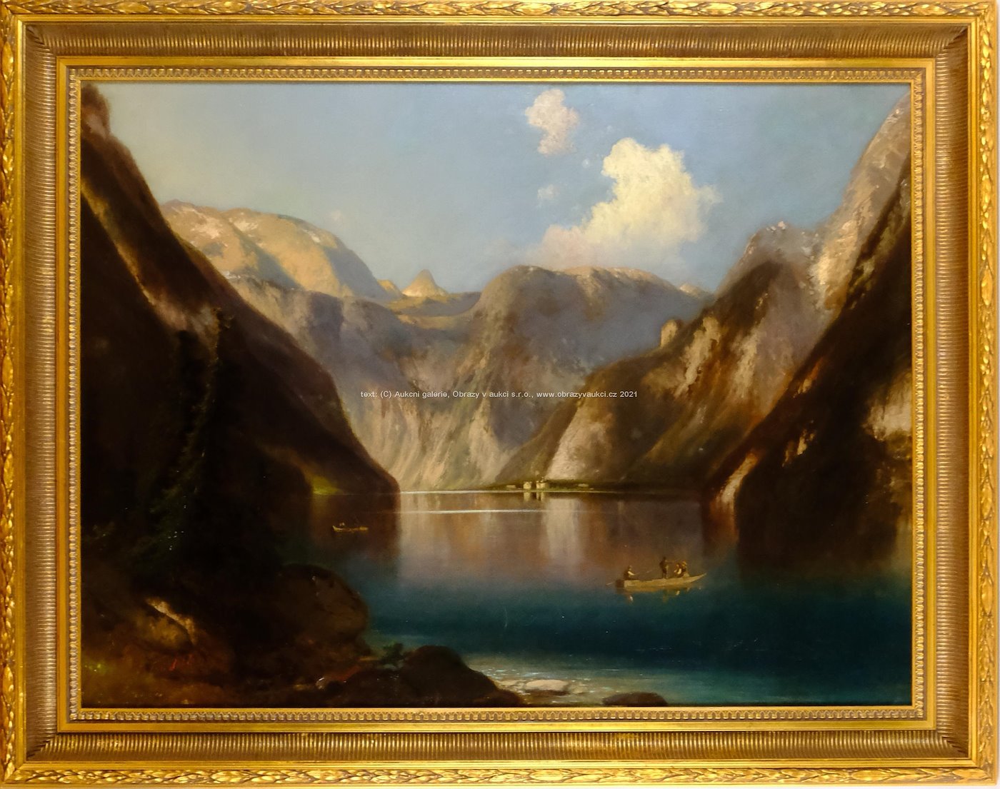 Ferdinand Lepié - Alpské jezero