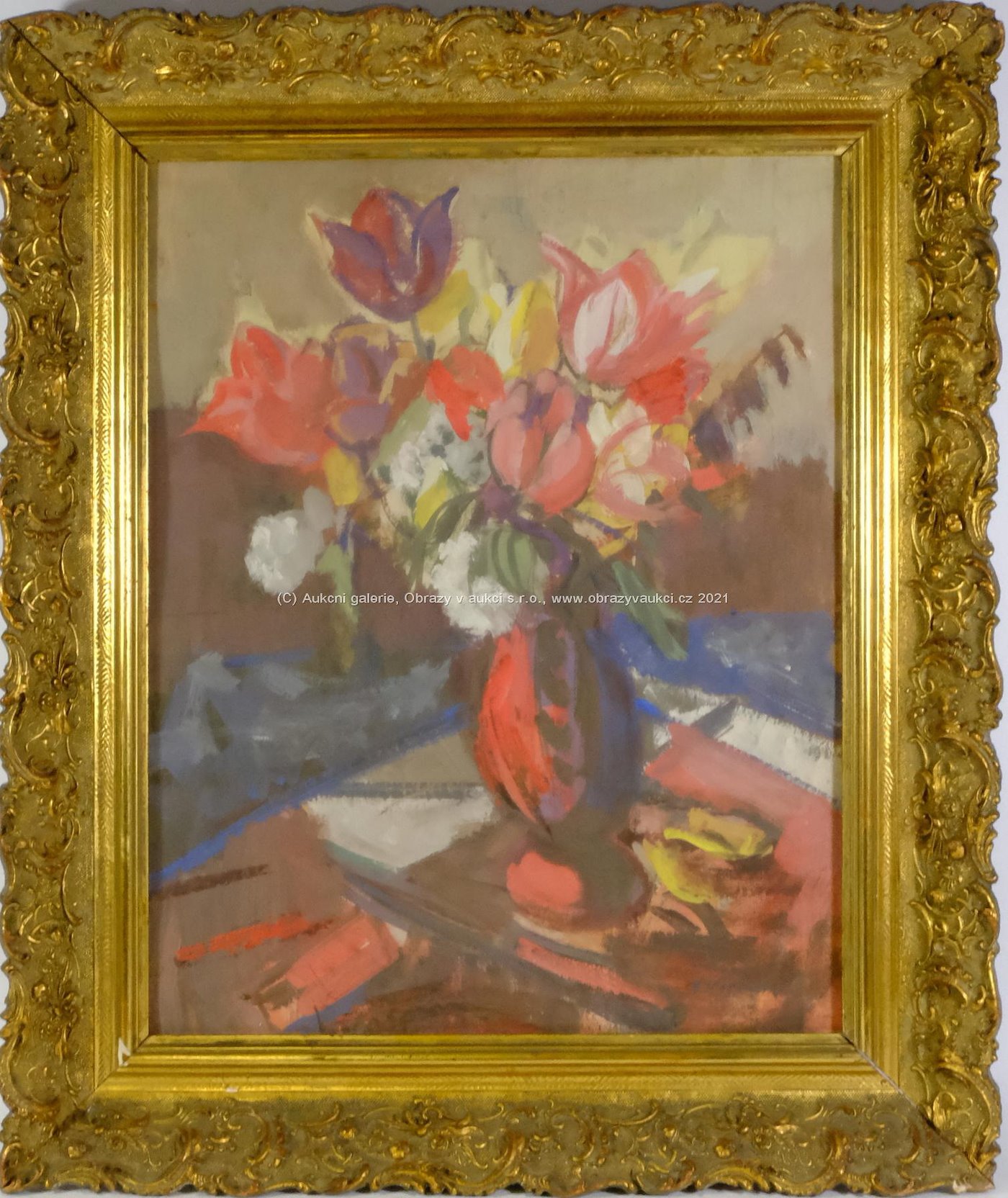Emil Weirauch - Kytice s tulipány