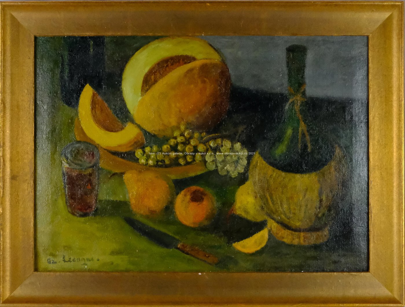 Alois Kohout - Zátiší s ovocem