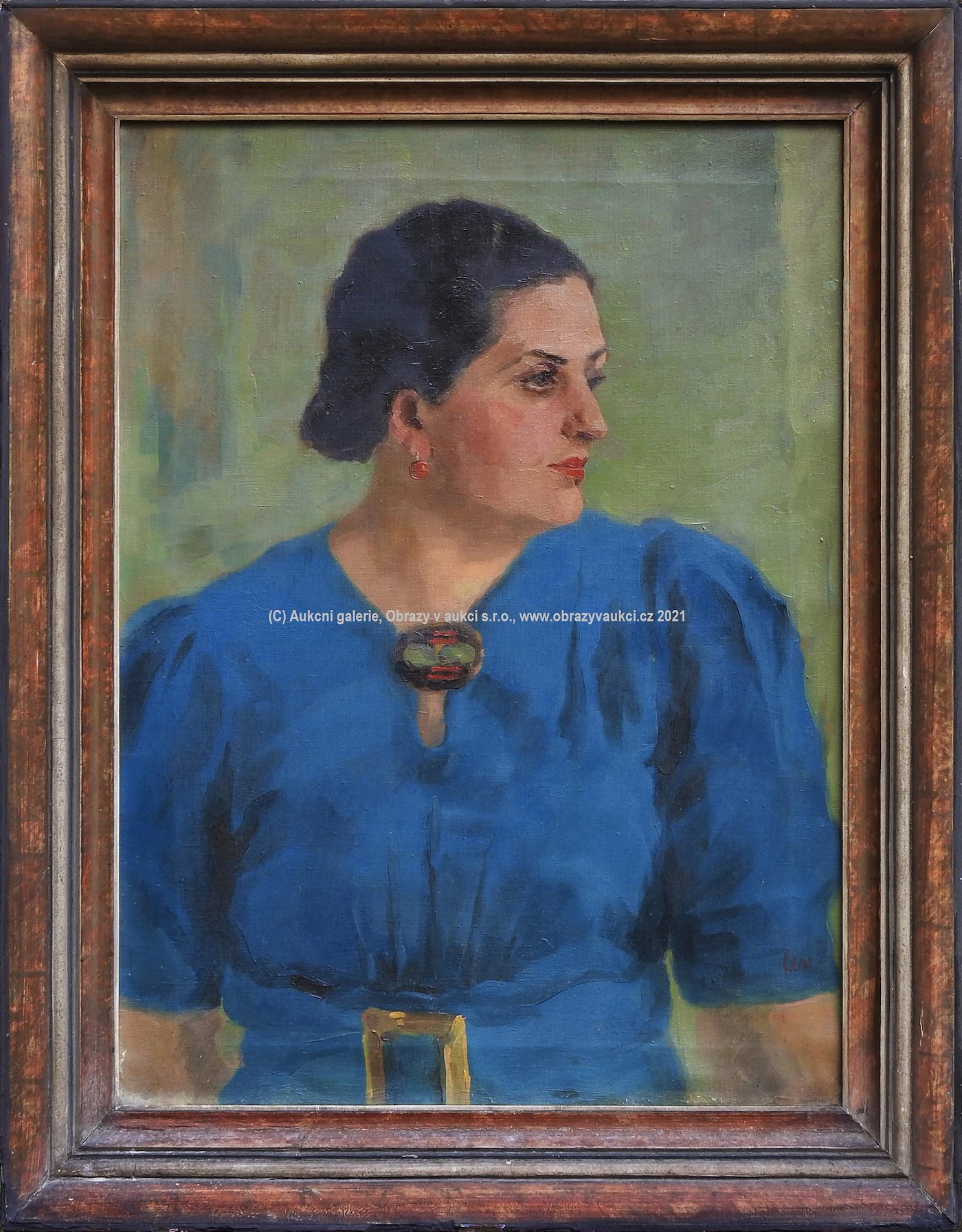 Lev Šimák - Portrét ženy