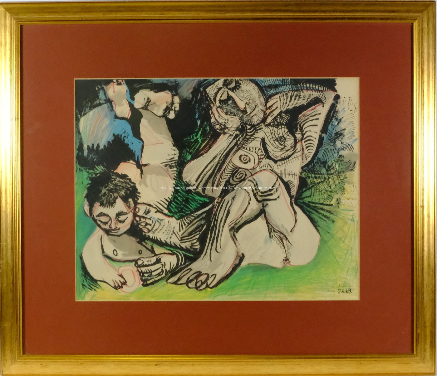 Pablo Picasso - Erotický motiv