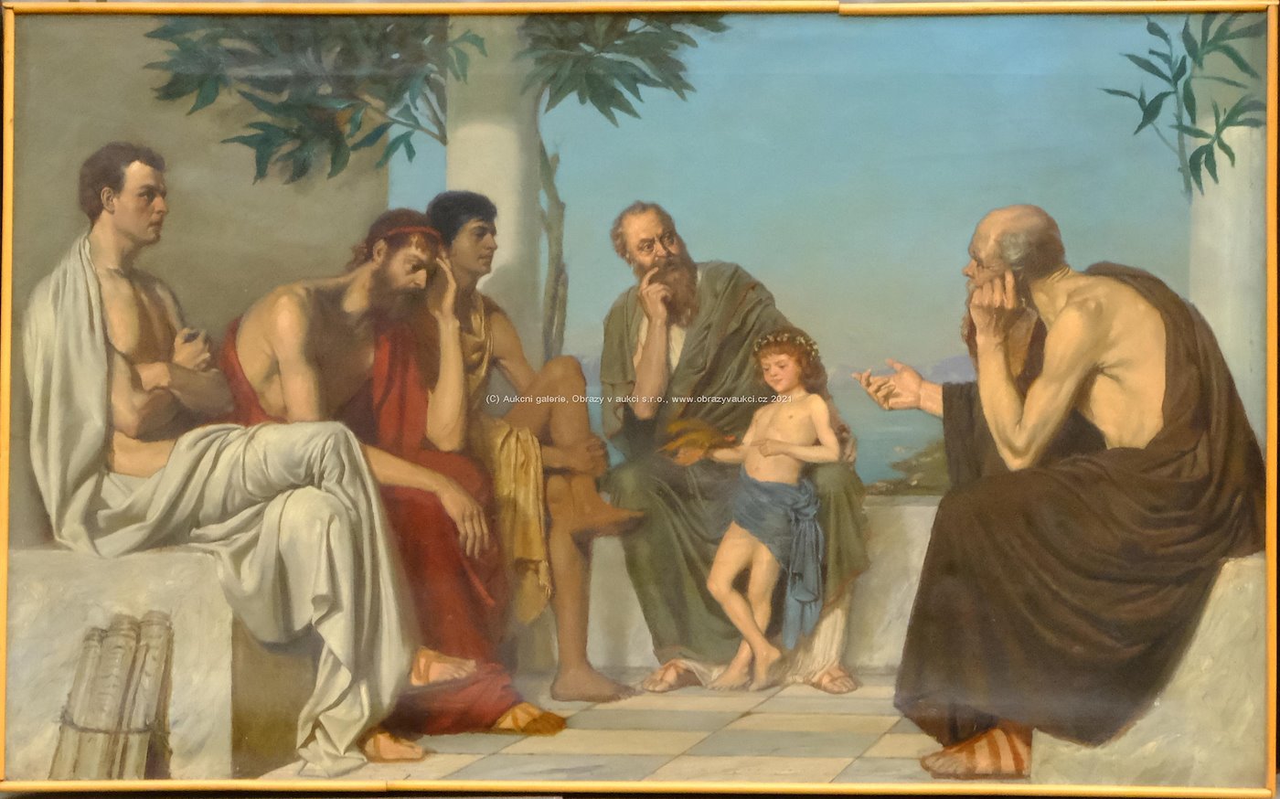Německo 19. století - Sokrates a pět žáků - VELKÝ FORMÁT