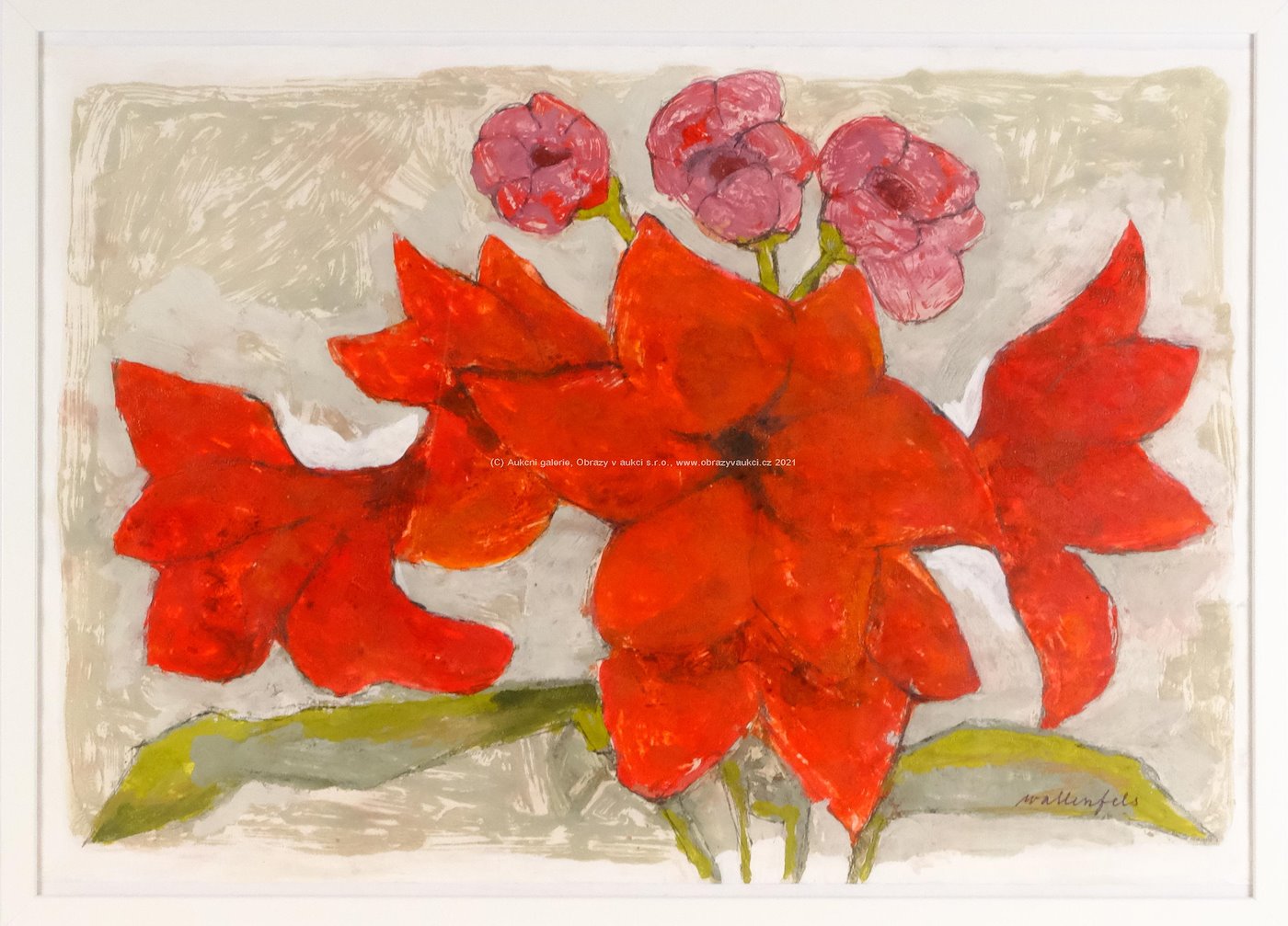 Dominik Wallenfels - Červené květy