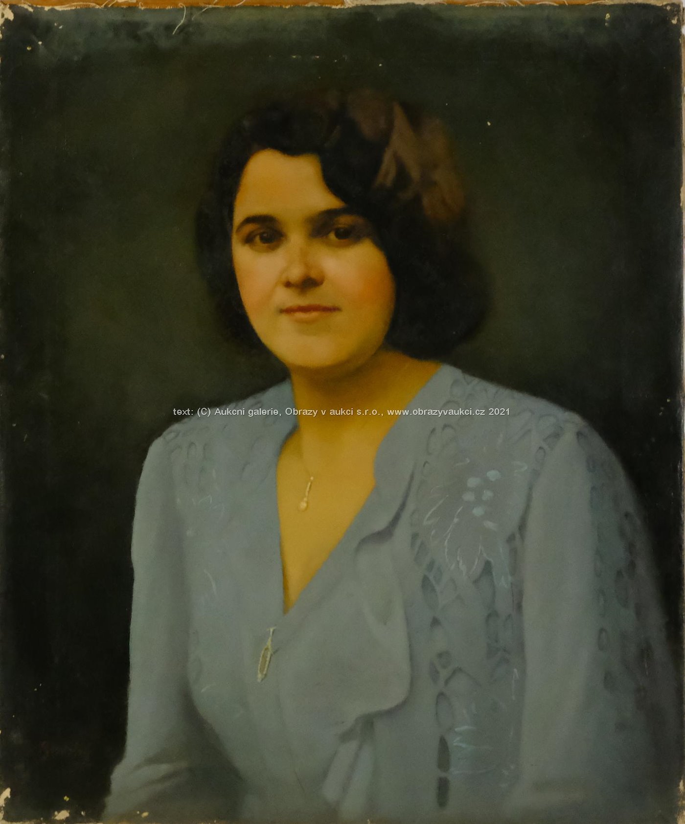 Rudolf Budský - Portrét manželky Eduarda Viktory