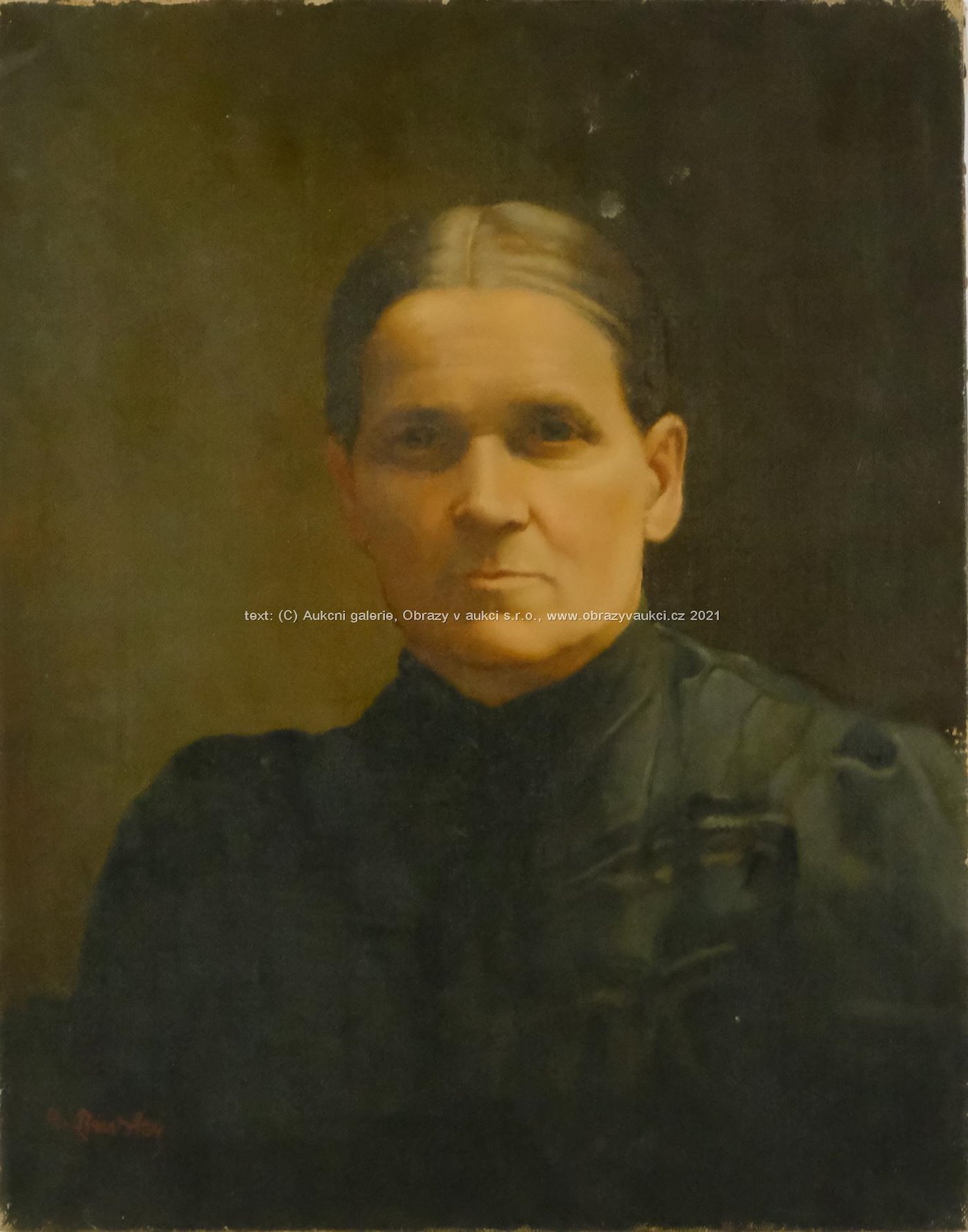 Rudolf Budský - Portrét matky Eduarda Viktory