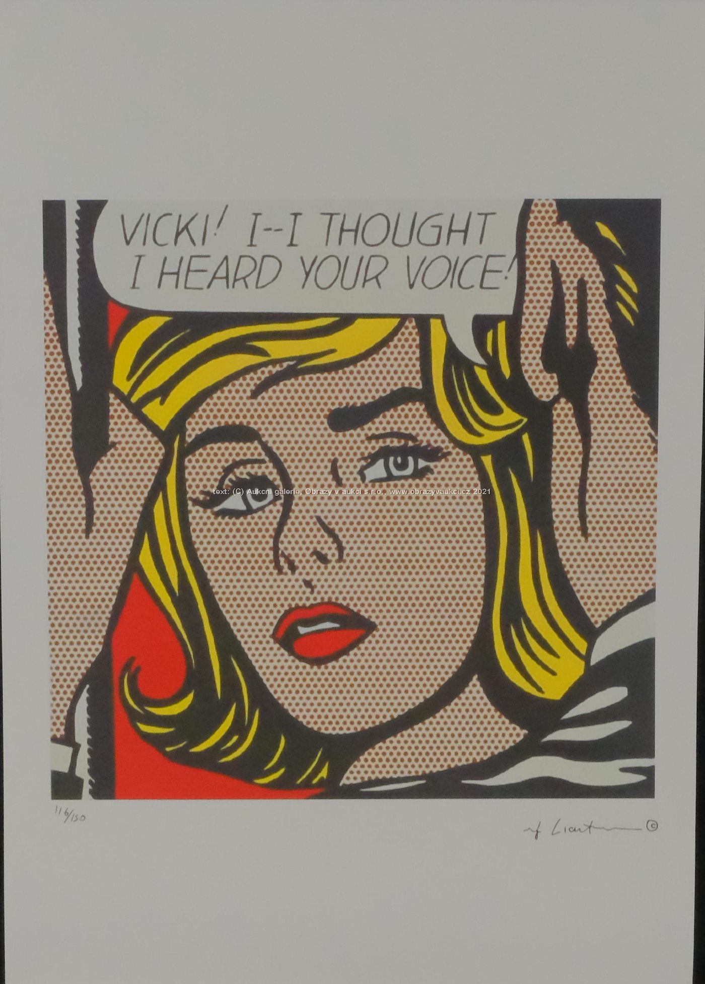 Roy Lichtenstein - Vicki! I --I Thought I heard your Voice!