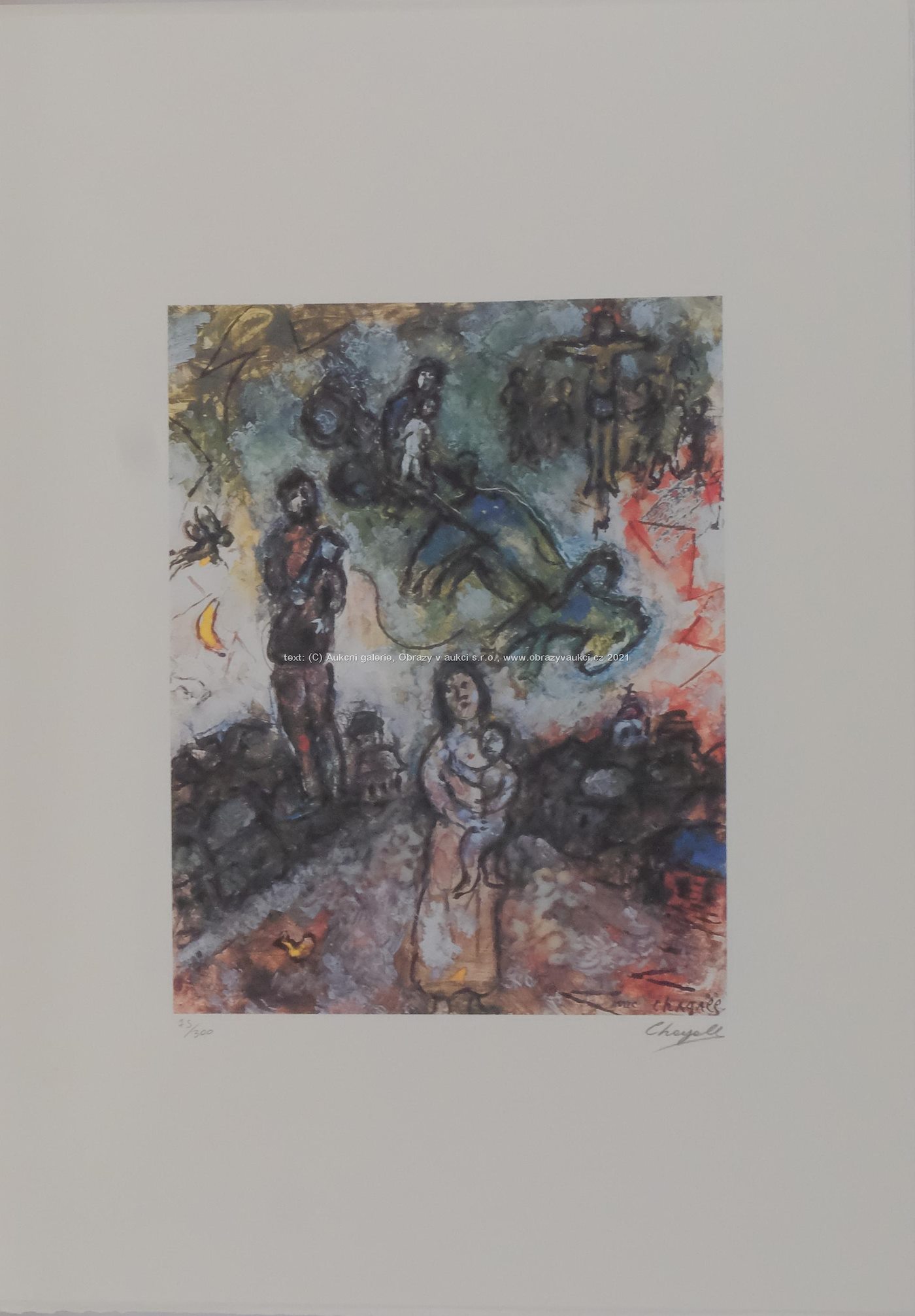 Marc Chagall - Crucifixion