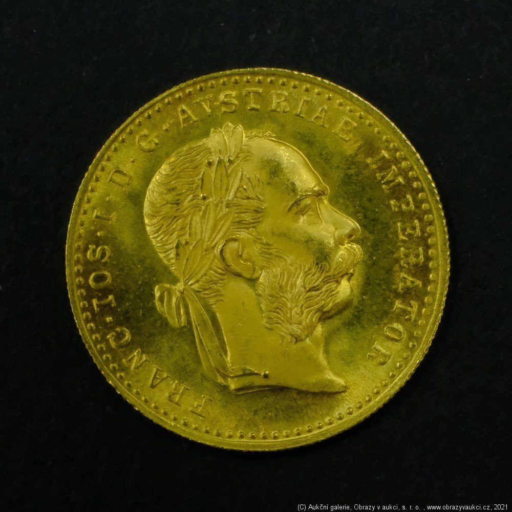 Neznámý autor - Rakousko Uhersko zlatý 1 dukát 1915 pokračující ražba. Zlato 986/1000, hrubá hmotnost mince 3,491g