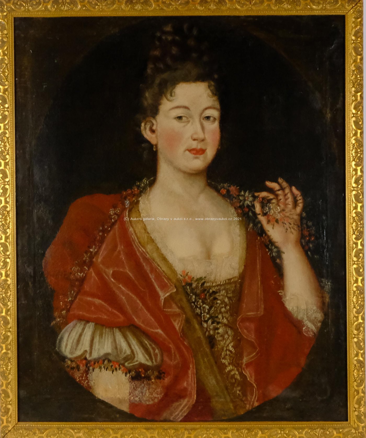 Středoevropský malíř konce 17. století - Alžběta Charlotta Orleánská 