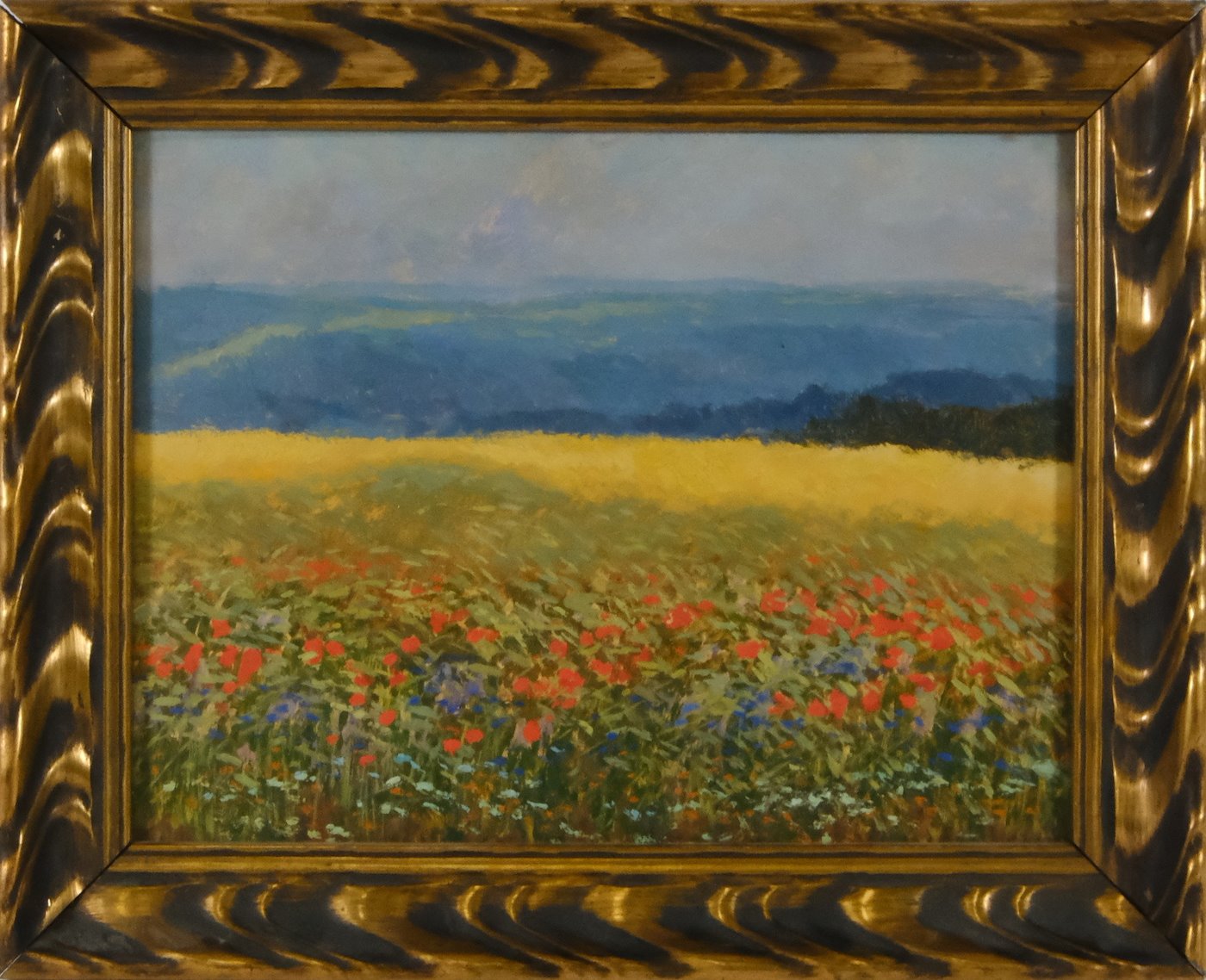 kvalitní český malíř 1.poloviny 20.století - Luční kvítí v pozdním létě