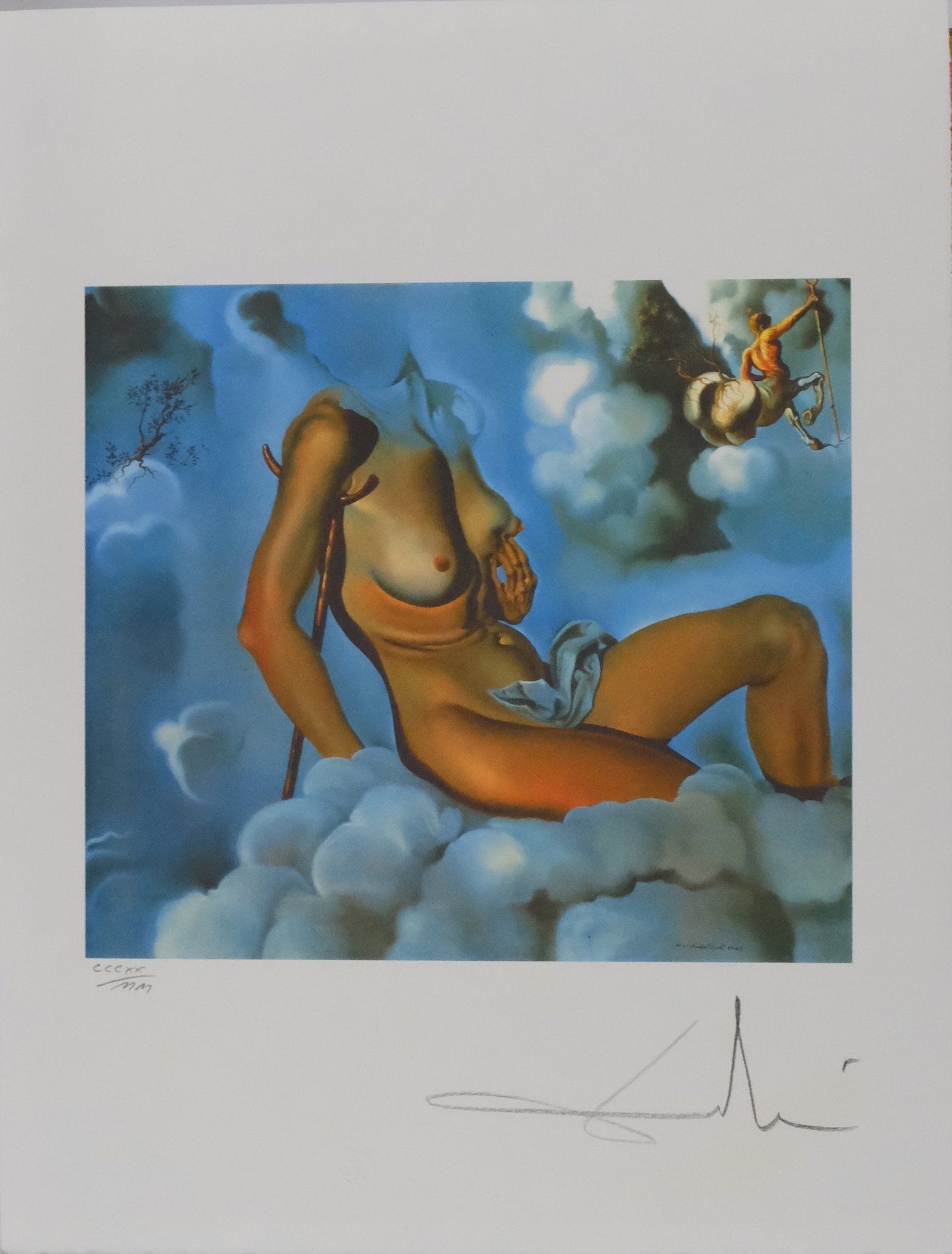 Salvador Dalí - Akt v oblacích