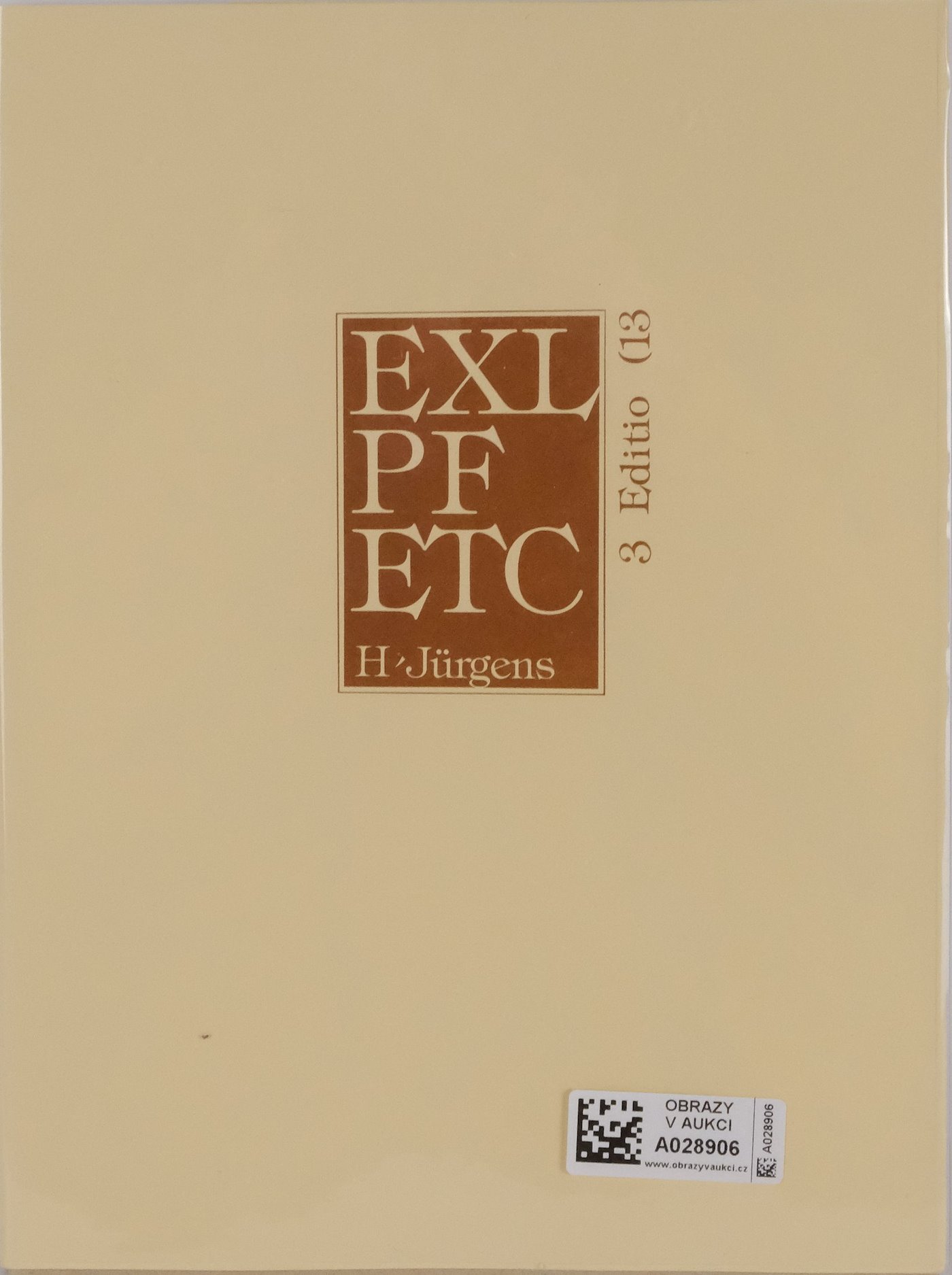 Harry Jürgens - Bibliofilie s 13 originálními grafikami - Editio 13 - EXL PF ETC 