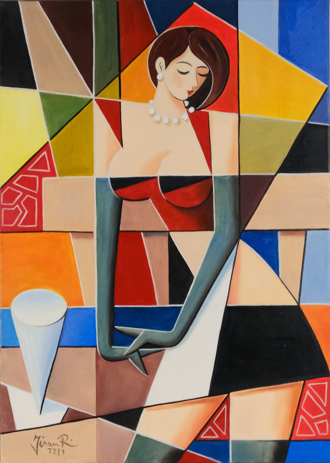 Robert Jiran - Kubistická dívka