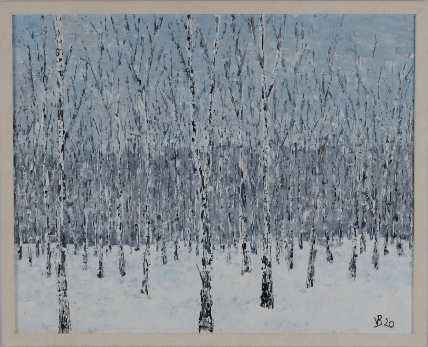 Vladimír Blažek - Březový les v zimě
