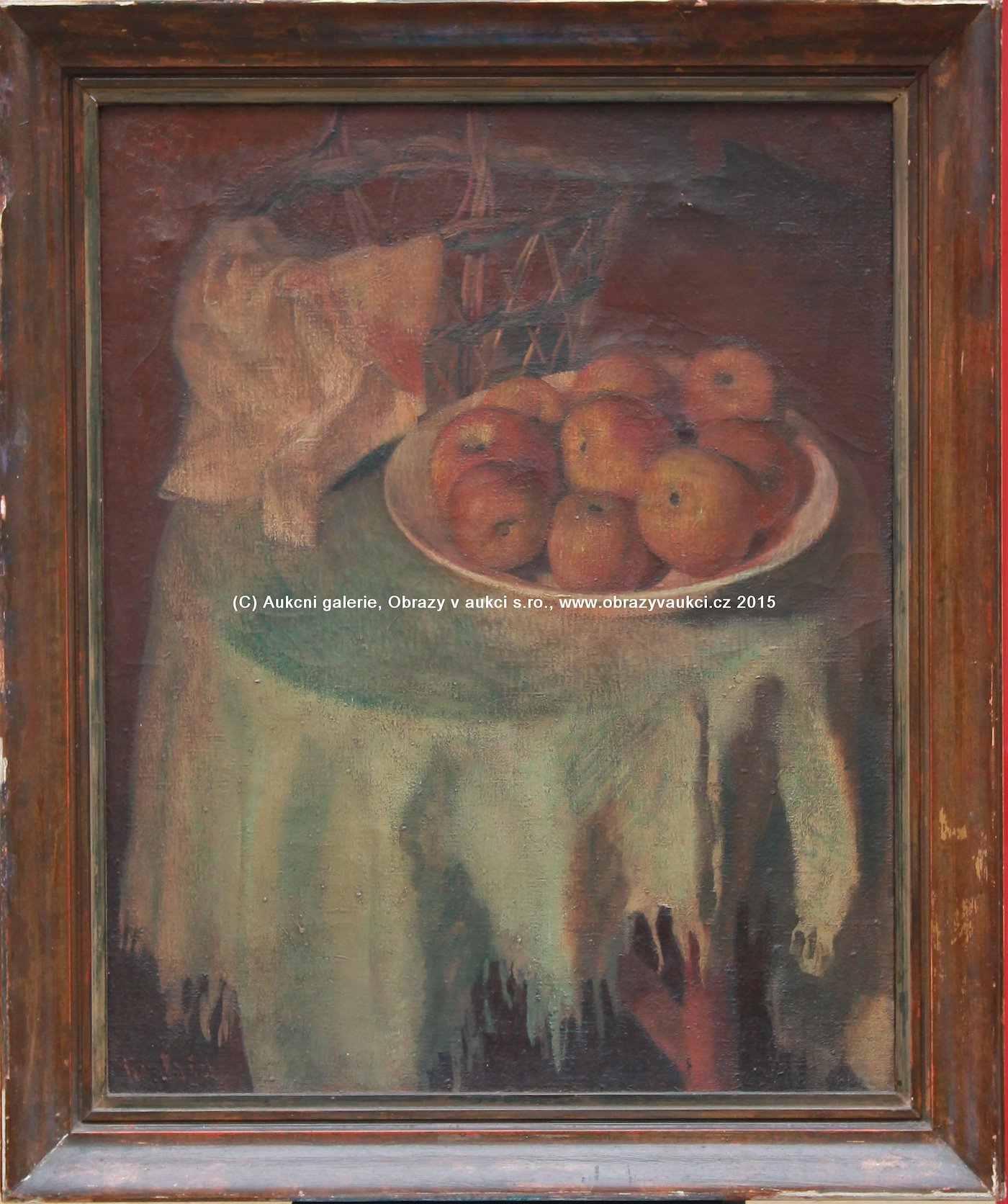 Jan Pašek - Zátiší s jablky