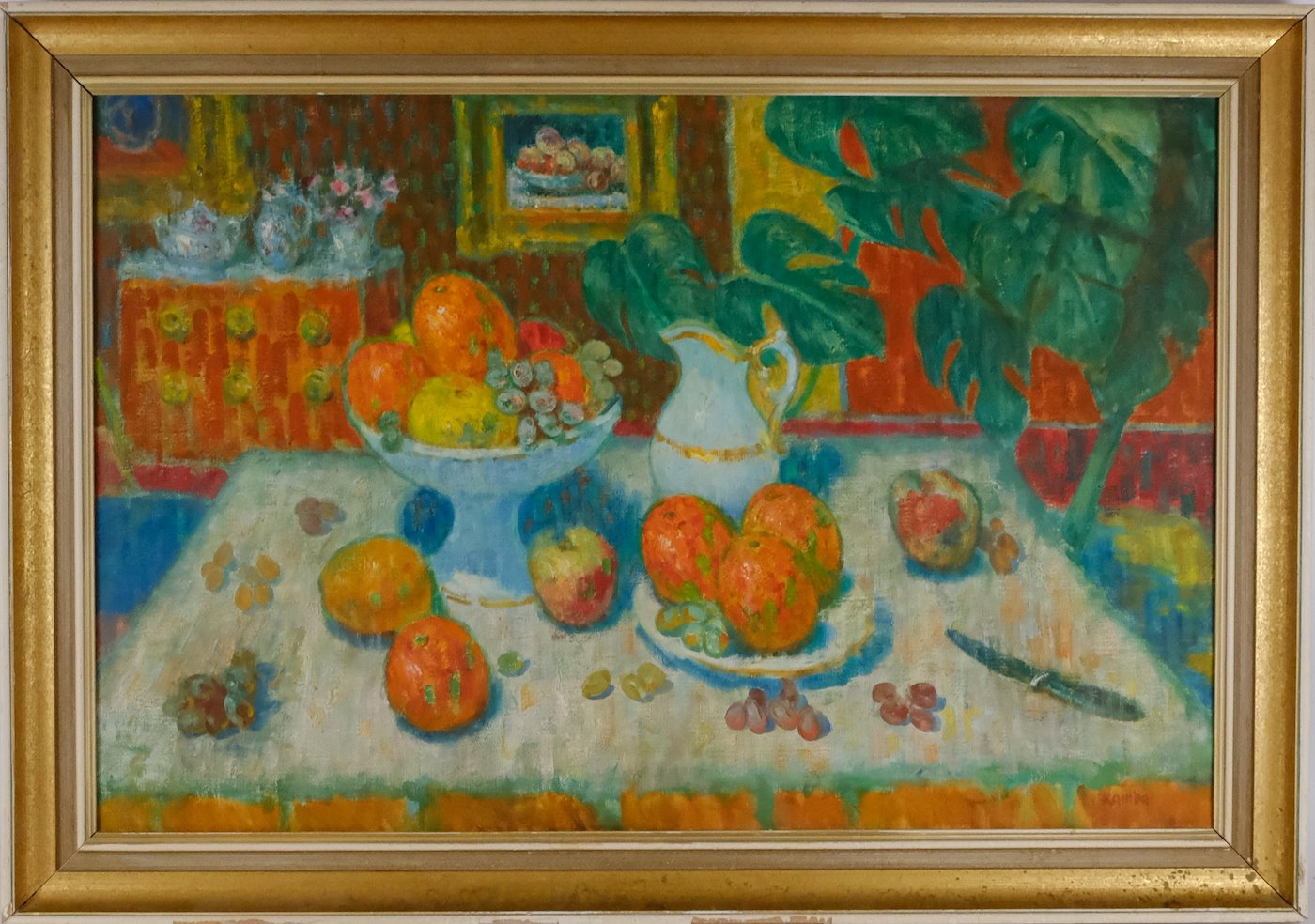 Ferdinand  Kamba - Interiér s ovocem