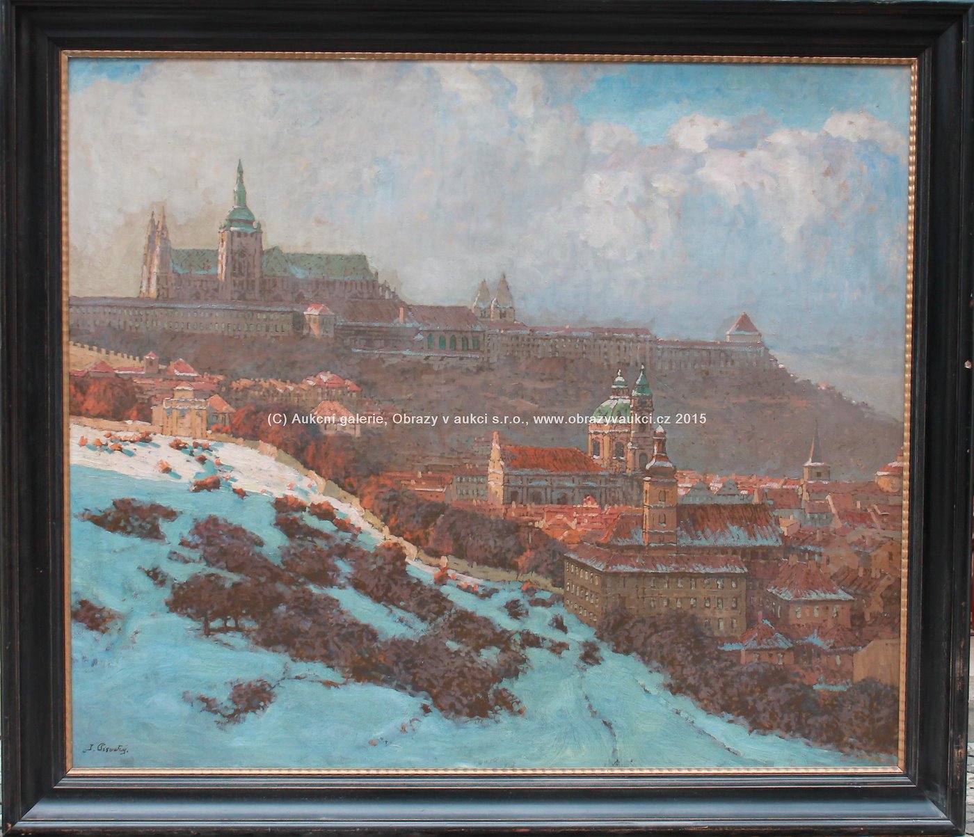 Josef Písecký - Zimní Praha