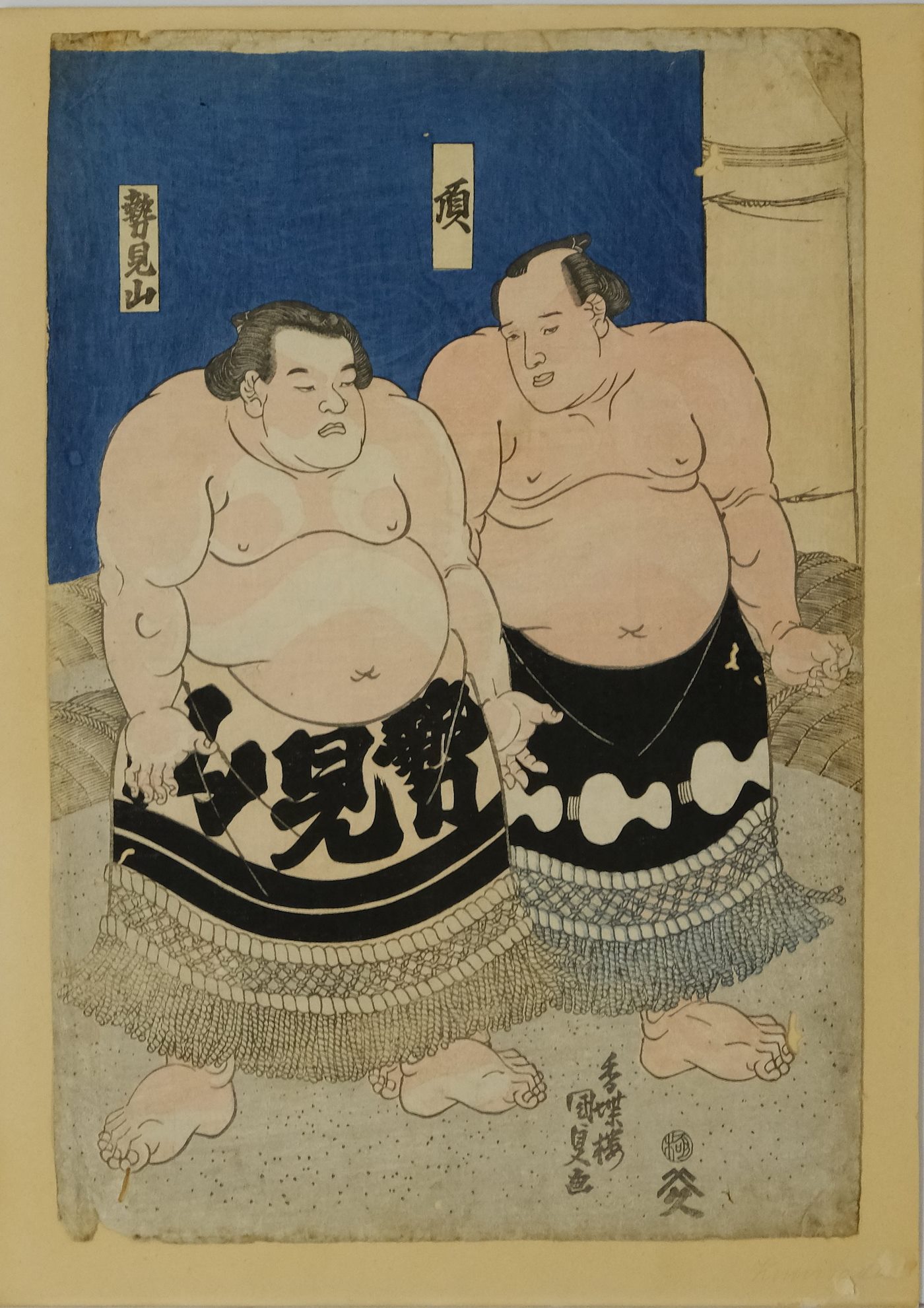 Utagawa Kunisada II. - Zápasníci sumo