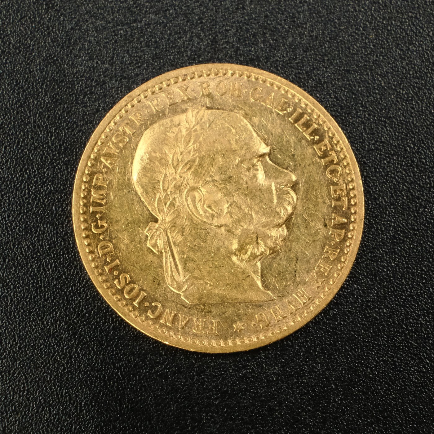 Mince - Rakousko Uhersko zlatá 10 Koruna 1906 rakouská, zlato 900/1000, hrubá hmotnost mince 3,387g