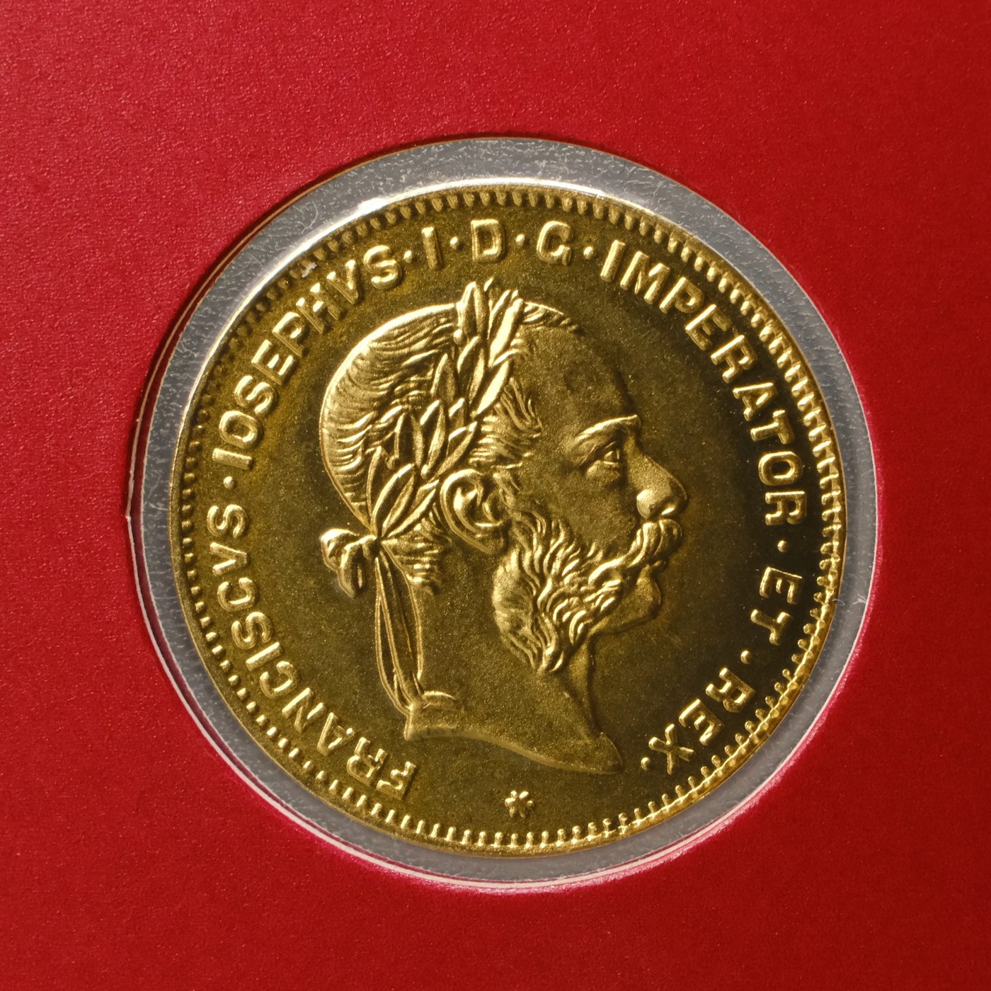 Mince - Rakousko Uhersko zlatý 4 zlatník/10frank 1892 rakouský pokračující ražba, zlato 900/1000, hrubá hmotnost mince 3,226g