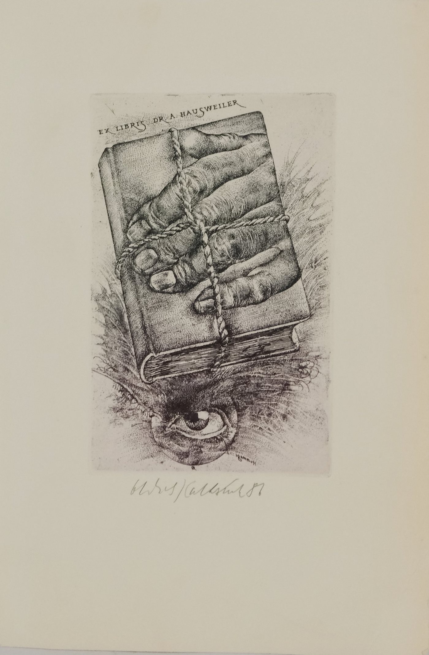Oldřich Kulhánek - Ex Libris Dr. A. Hausweiler