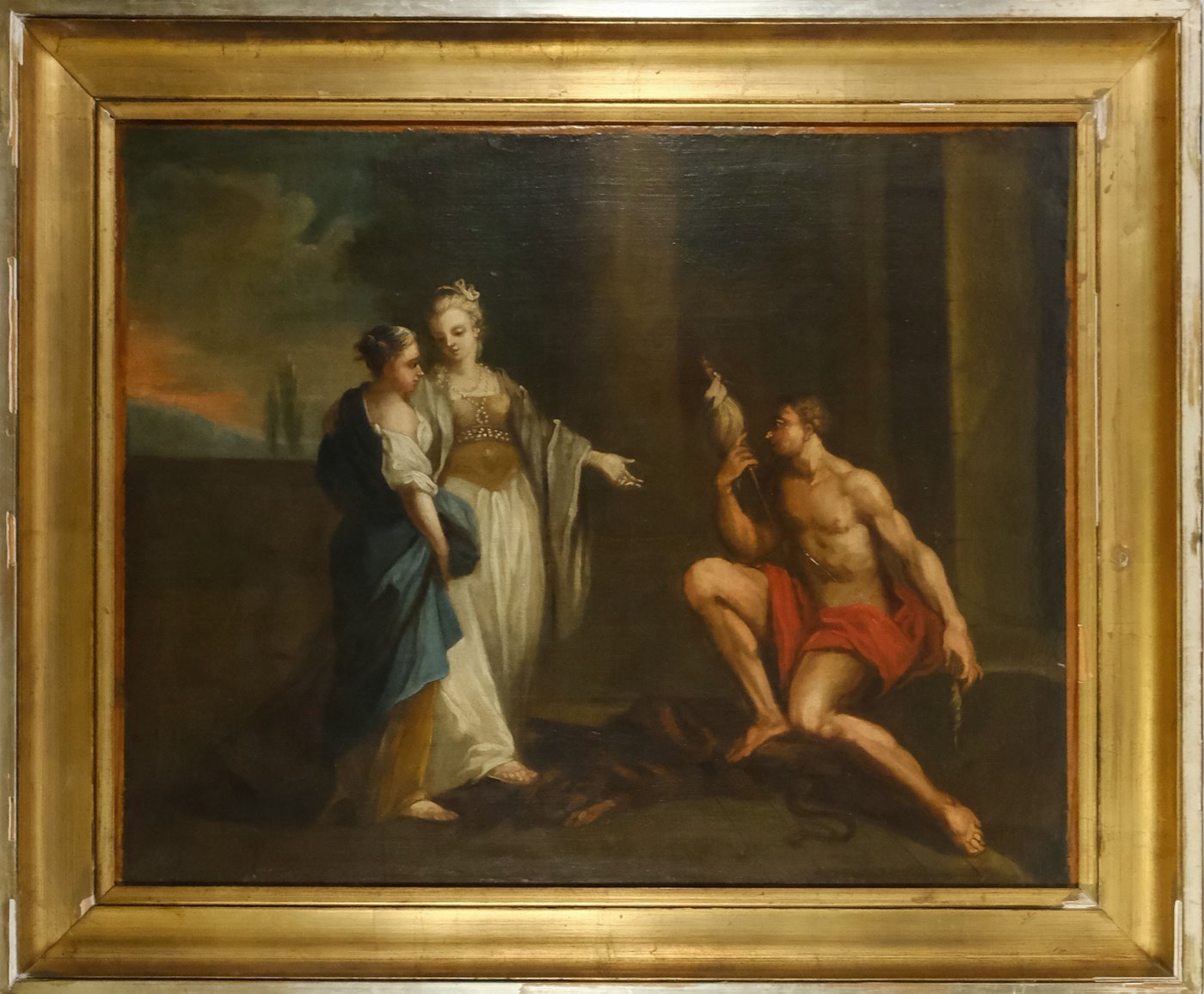 Nesignováno - Bájný výjev, západoevropský malíř 18. století
