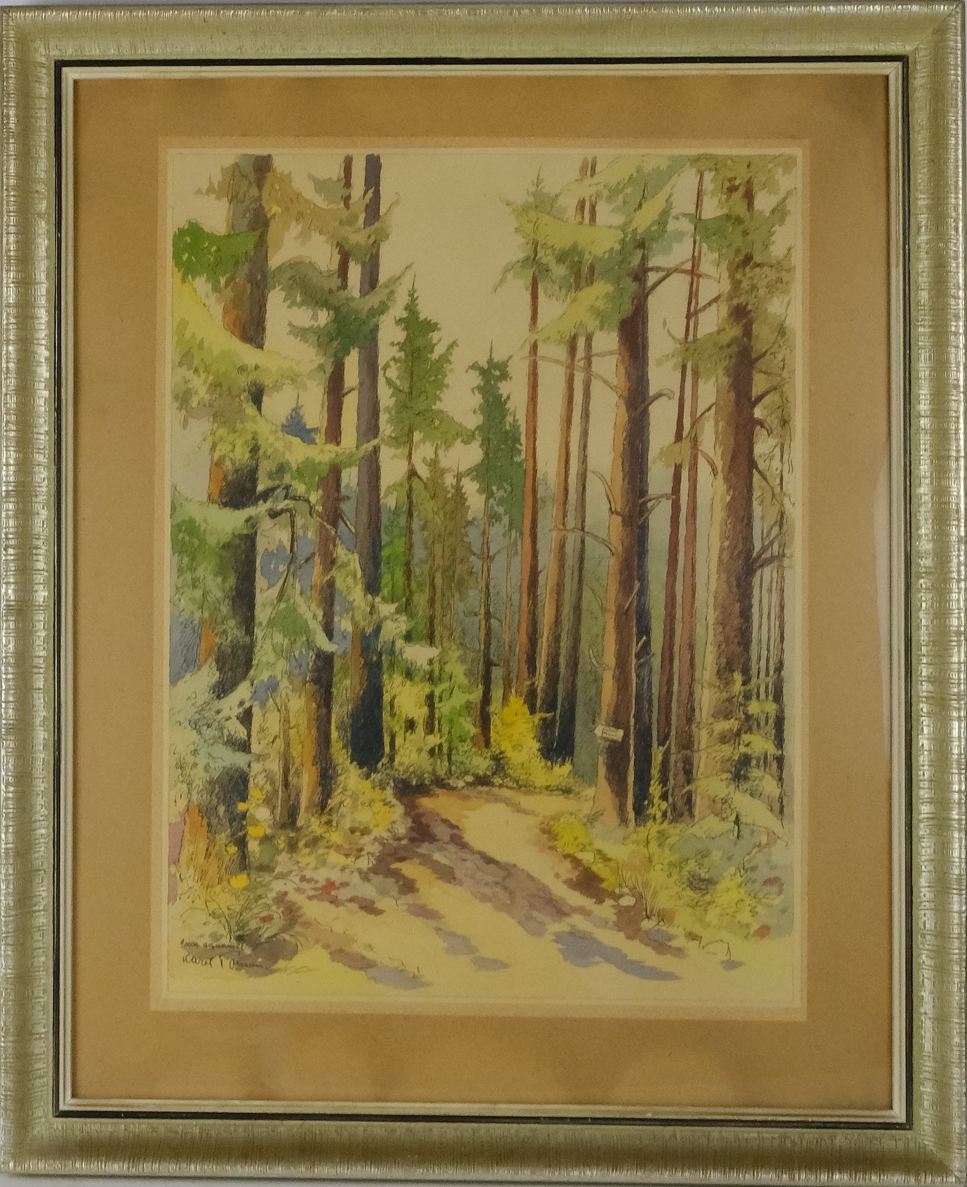 Karel Toman (1889) - Cesta v jehličnatém lese