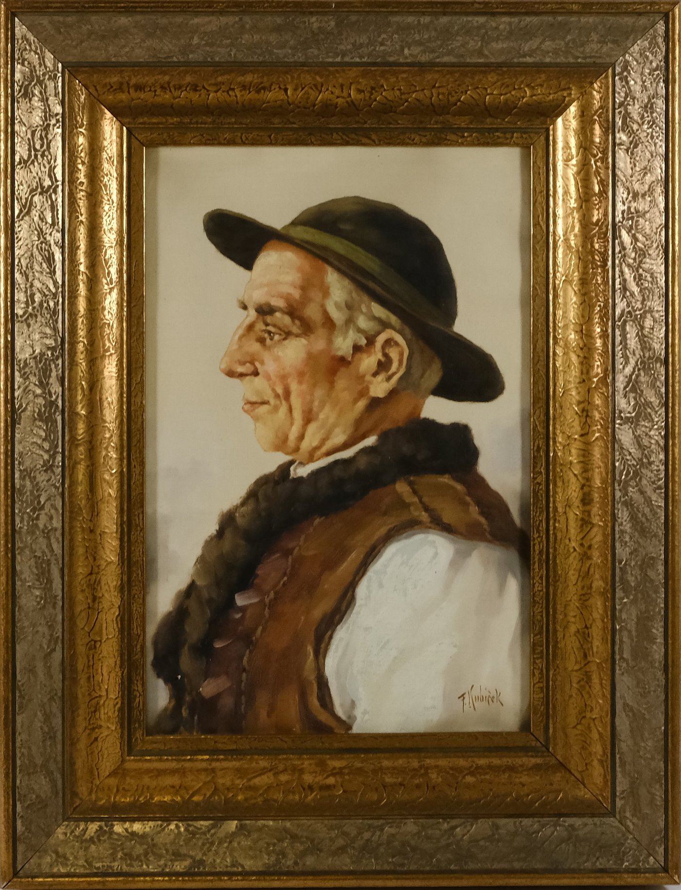 František Kubíček - Muž v klobouku