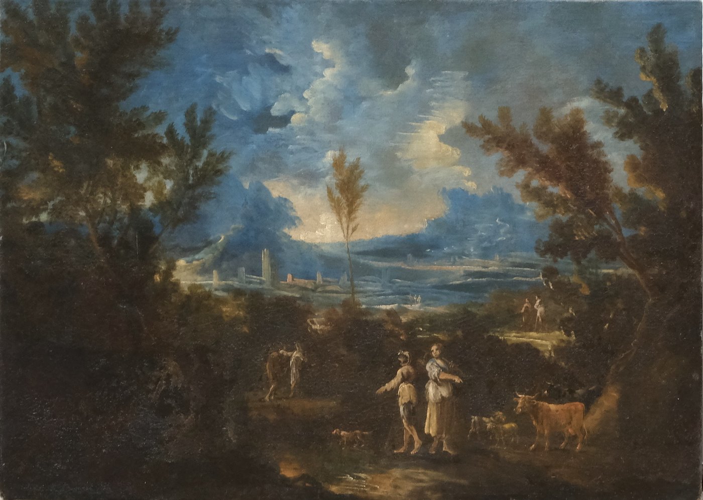 středoevropský malíř přelomu 18-19. století - Romantická krajina