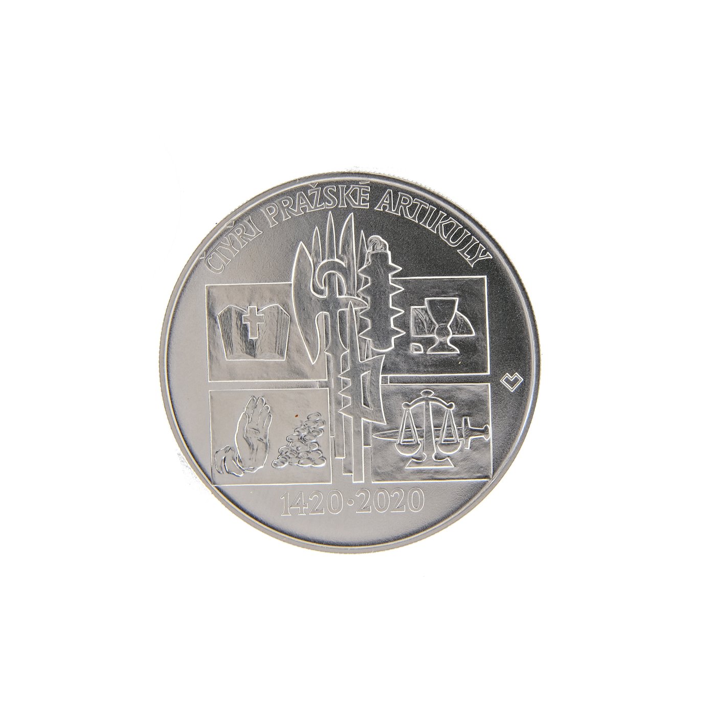 Mince - Konvolut 4 stříbrných investičních mincí, stříbro 2x 925/1000, 2x 900/1000. Hrubá hmotnost 4x 13g
