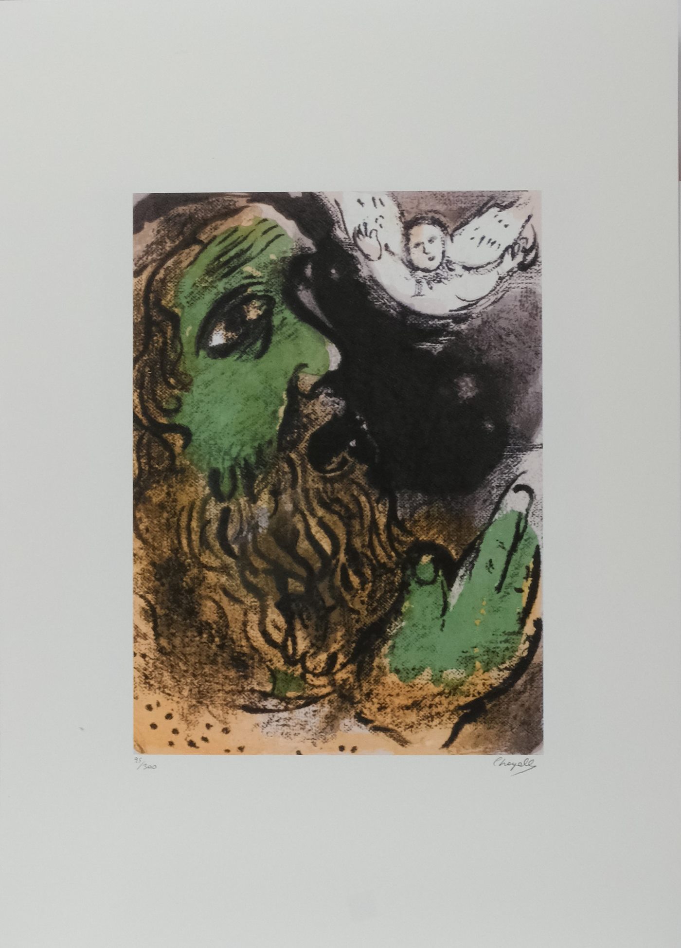 Marc Chagall - Muž s andělem