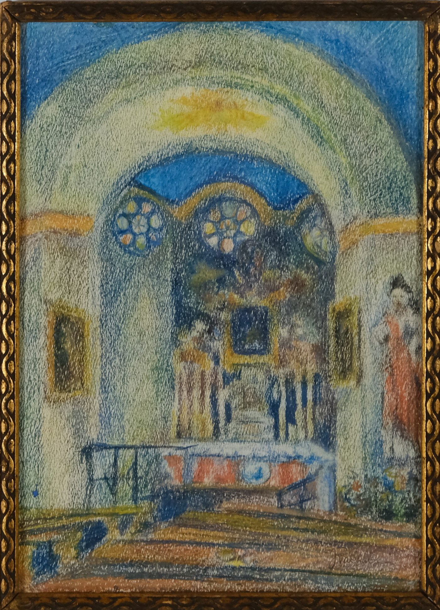 Josef Váchal - Interiér kostela