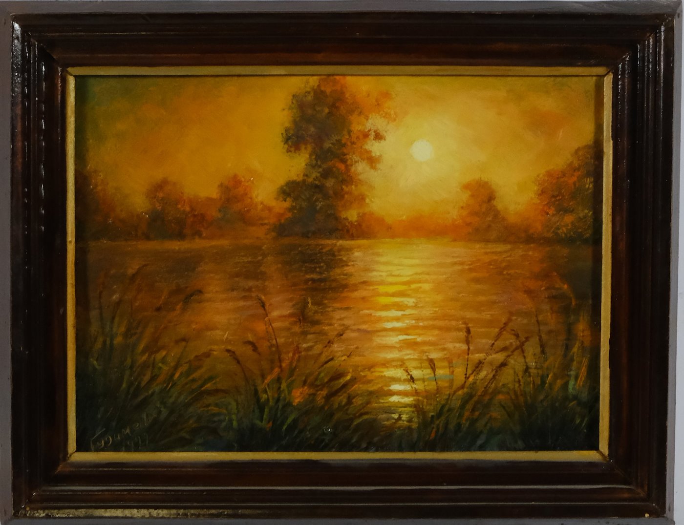 Valerij Gudimenko - Sluneční svit nad jezerem