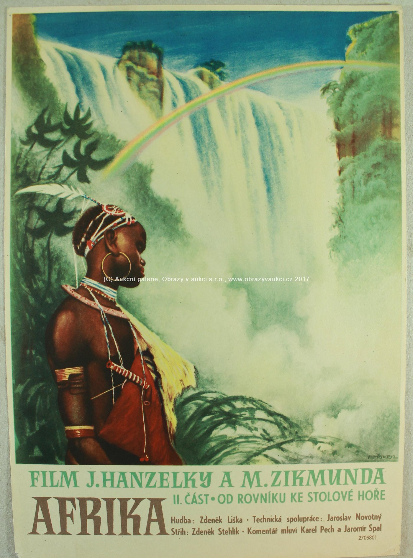 Hanzelka, Zikmund - Plakát Afrika - od rovníku ke Stolové hoře