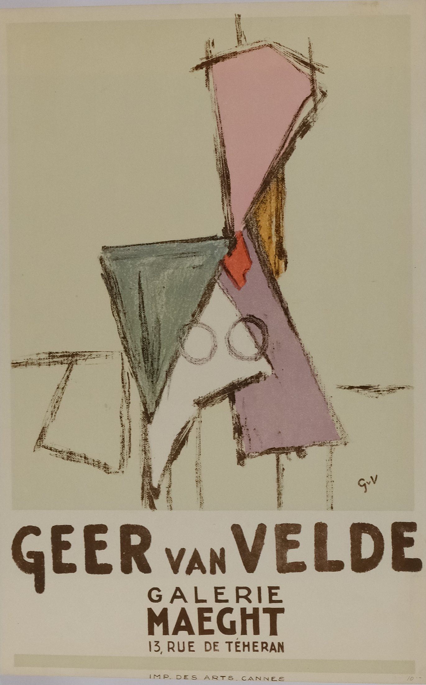 Pablo Picasso, Geer van Velde, Eduardo Chillida - Konvolut 3 plakátů - Picasso, Velde a Chillida