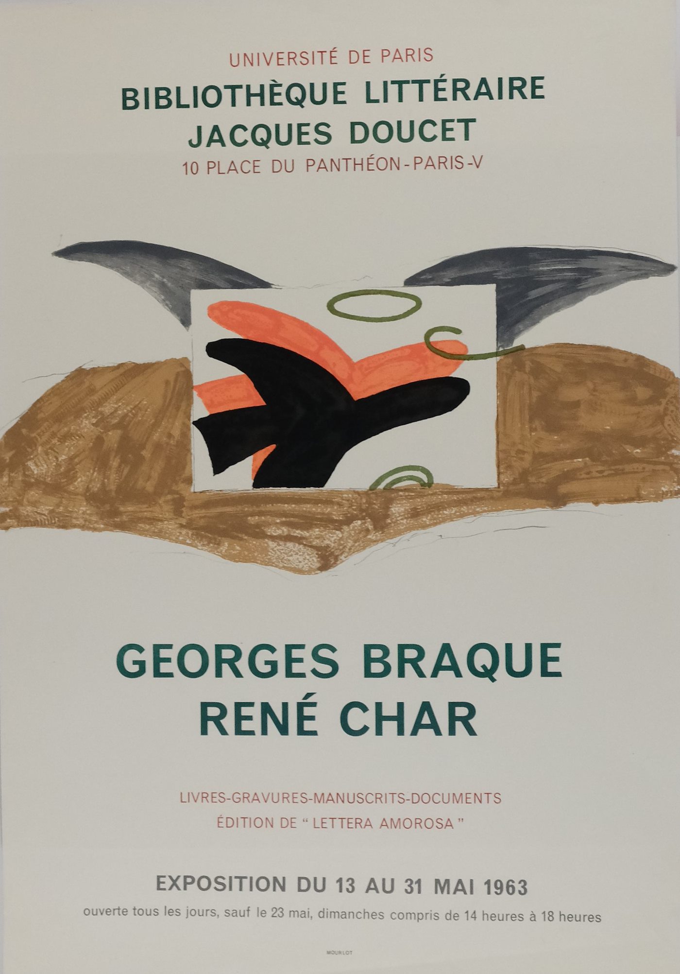 Georges Braque, René Char, André Lhote - Konvolut 3 plakátů - Braque, Char, Lhote