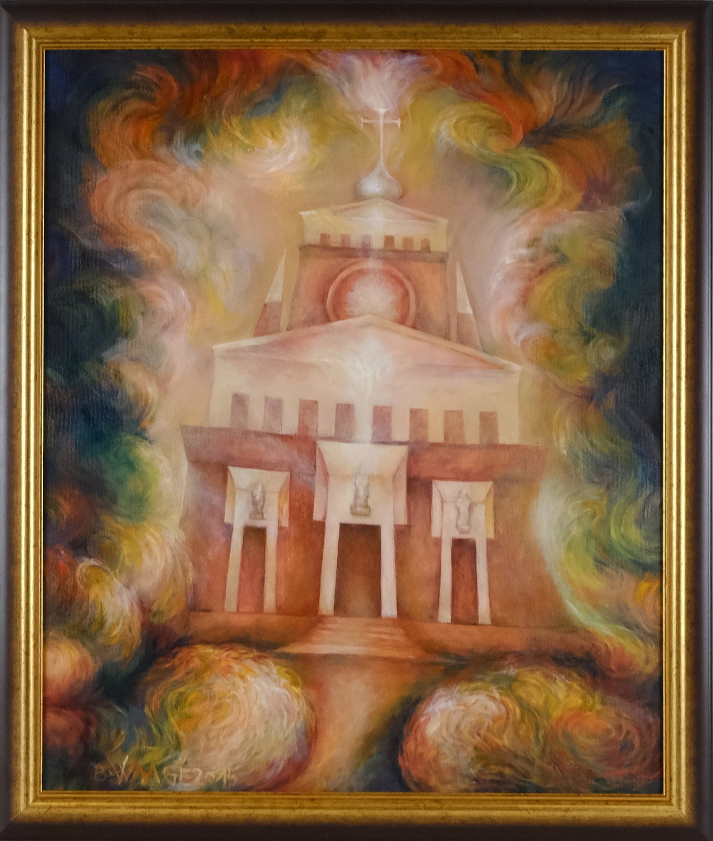 Bohunka Waageová - Kostel Nejsvětějšího srdce Páně - nám. J. z Poděbrad