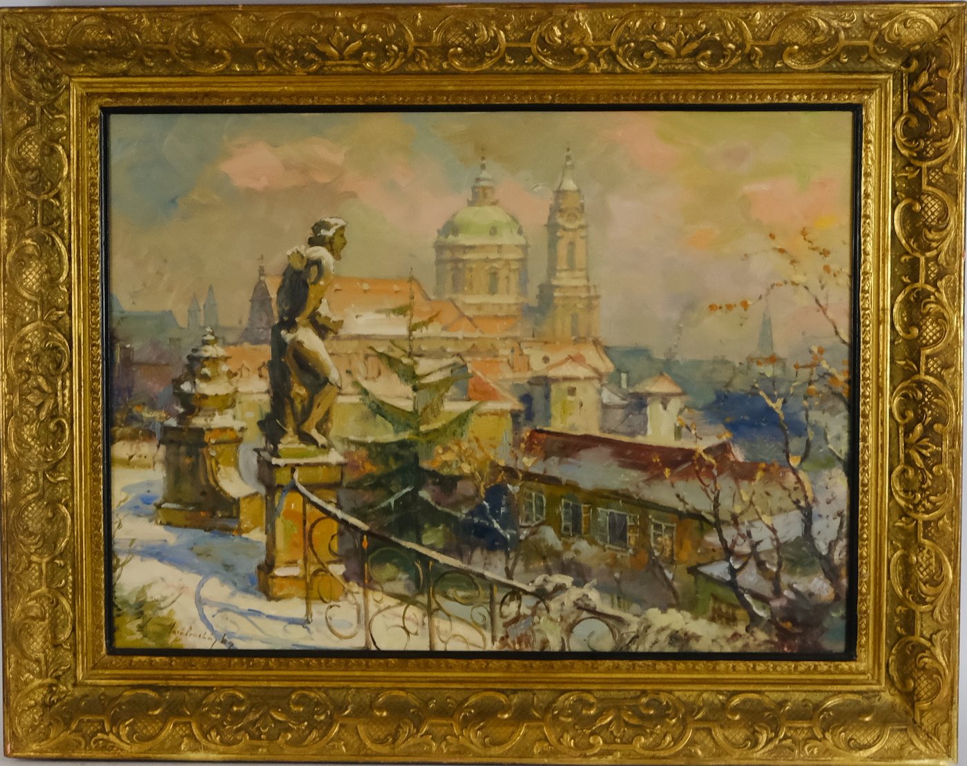 Jaro Procházka - Motiv ze zimní Prahy