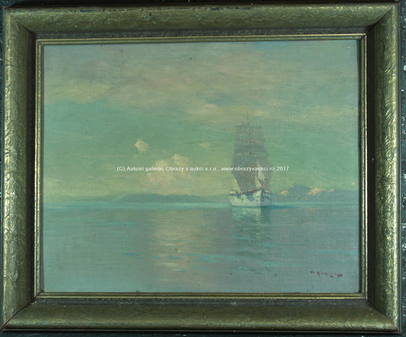 Aleksei Vasiljevič Hanzen - Loď na moři