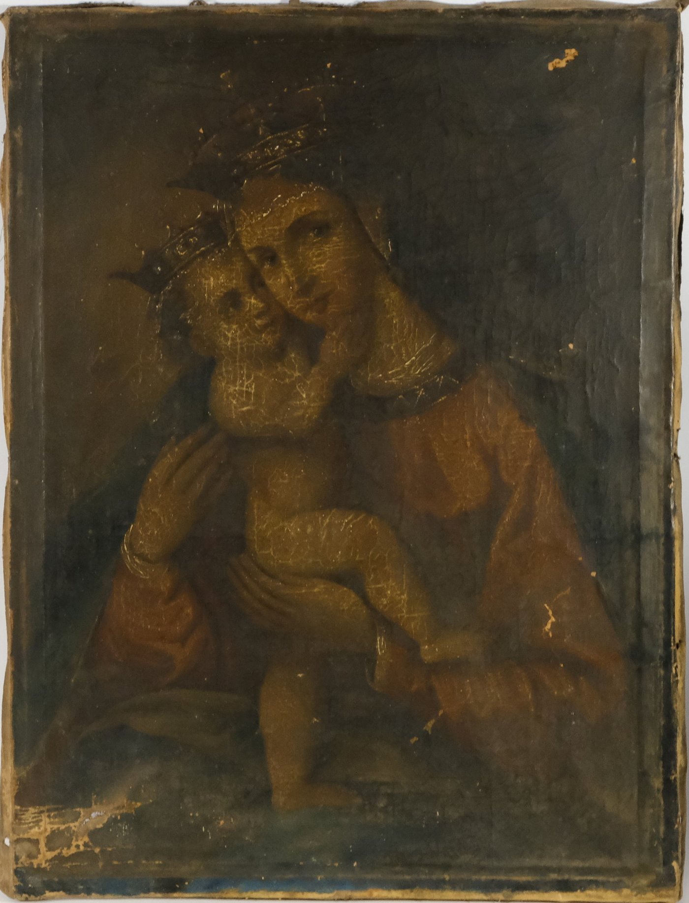 Střední Evropa 19. stol. - Matka s dítětem v objetí