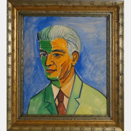 Antonín Pelc - Portrét muže s kravatou