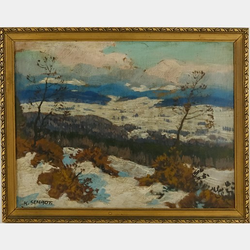 Karel Schadt - Zima v horách