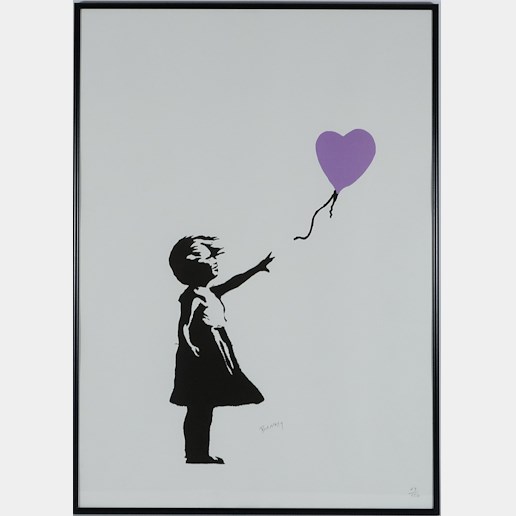 Banksy - Dívka s balonkem 