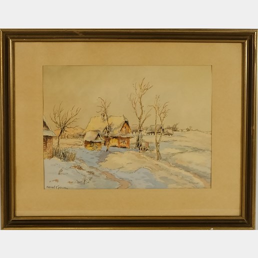 Karel Toman (1889) - Zasněžená vesnička