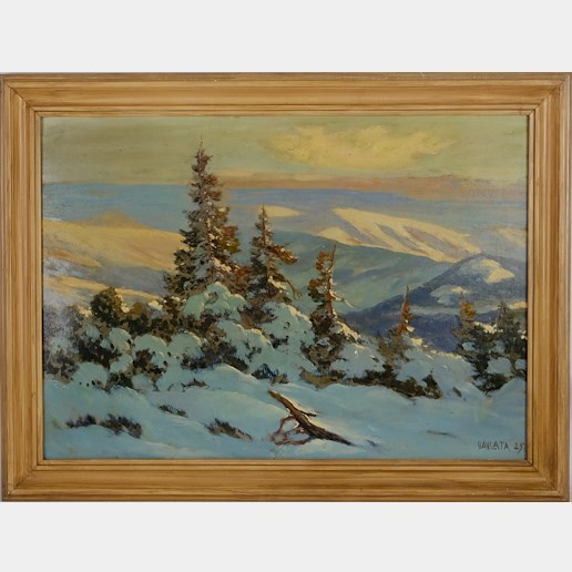 Karel Havlata - Zima v horách