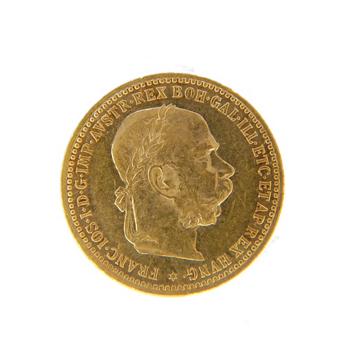 .. - Rakousko Uhersko zlatá 10 Koruna 1906 rakouská, zlato 900/1000, hrubá hmotnost mince 3,387g.
